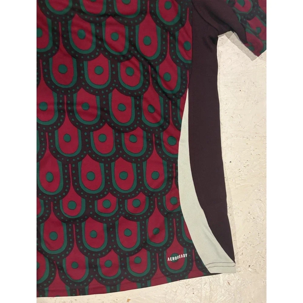 Adidas Mexico 2024 Home Soccer Jersey Authentic Burgundy Womens Medium M IP6363